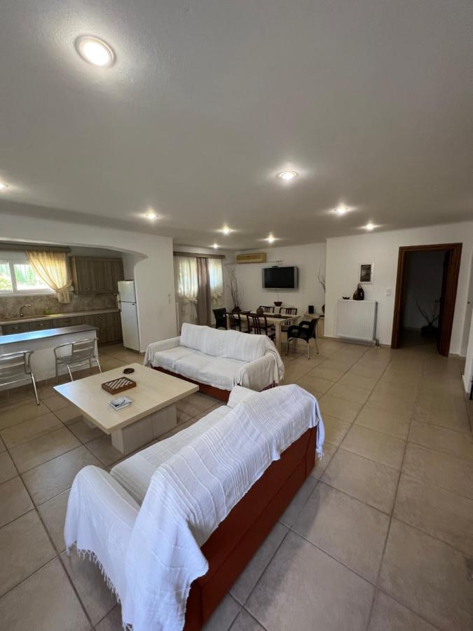 Apartment In Salamina With Garden & Sea View Selinia Dış mekan fotoğraf